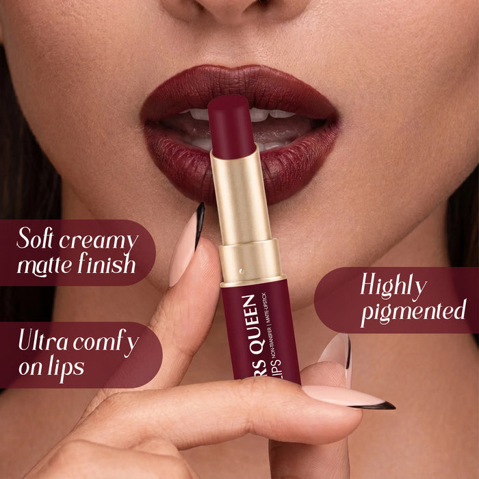 Colors Queen Luscious Lips Non-Transfer Lipstick