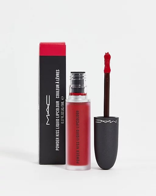 MAC Powder Kiss Liquid Lipcolour  احمر الشفاه من ماك