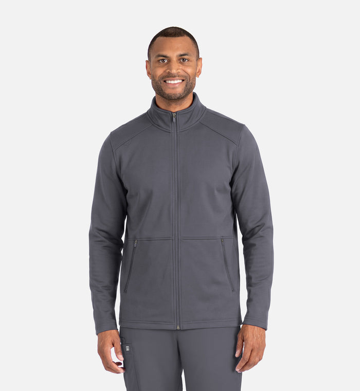 Maevn Blaze Lite Mens Warm-Up Fleece Scrub Jacket