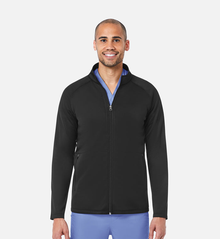 Maevn Blaze Mens Warm-Up Fleece Scrub Jacket