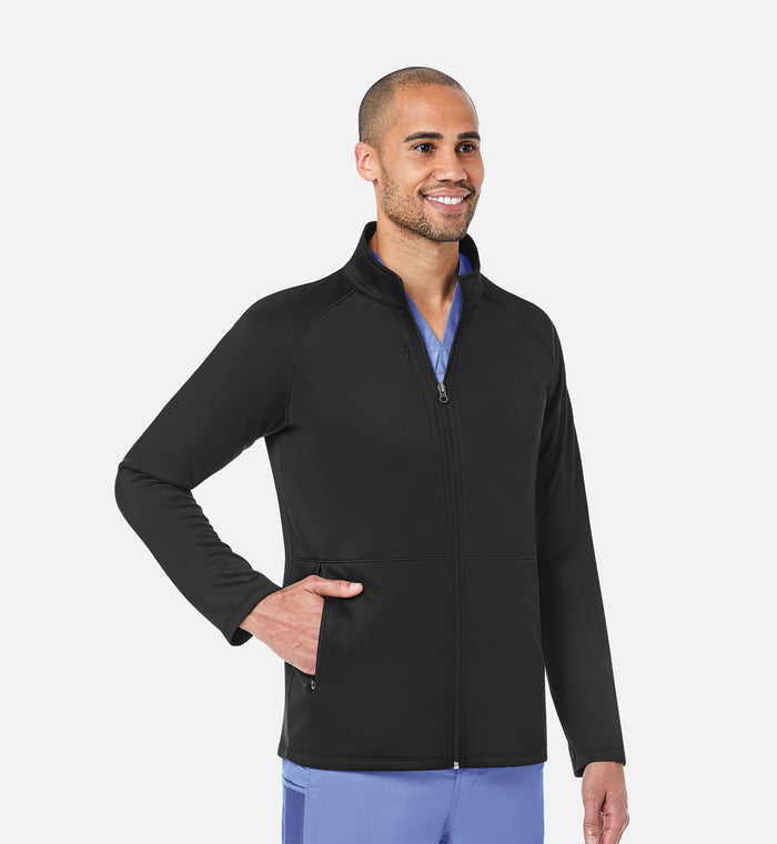 Maevn Blaze Mens Warm-Up Fleece Scrub Jacket