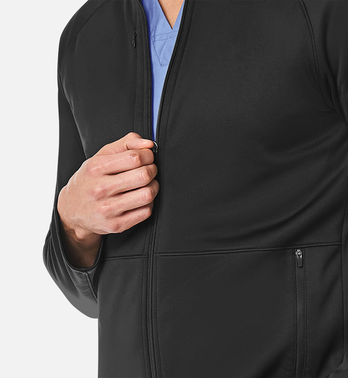 Maevn Blaze Mens Warm-Up Fleece Scrub Jacket