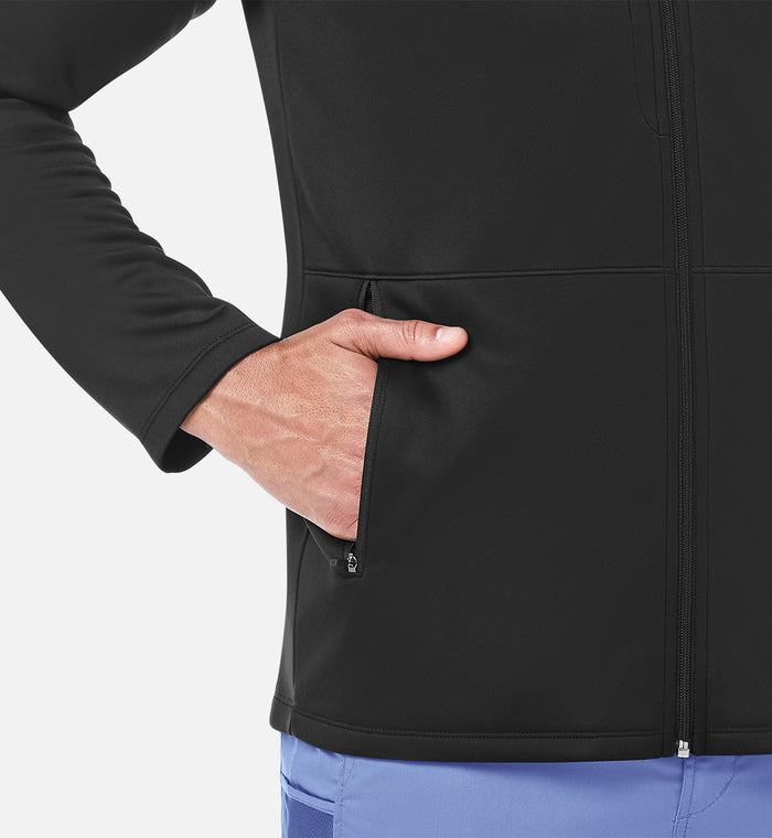 Maevn Blaze Mens Warm-Up Fleece Scrub Jacket