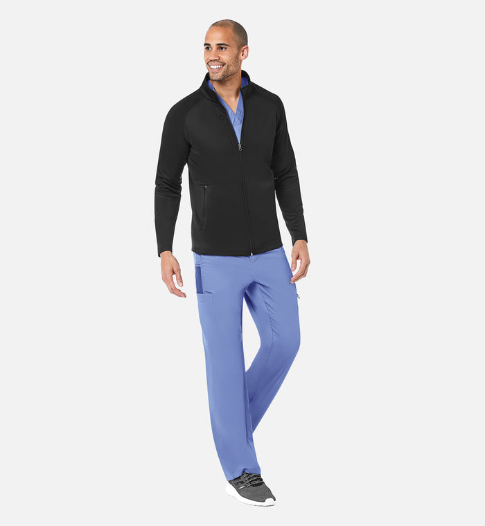 Maevn Blaze Mens Warm-Up Fleece Scrub Jacket