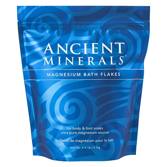 Package of Ancient Minerals Magnesium Bath Flakes 4.4Lb/2Kg
