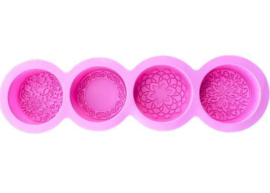 Mandala Mold - 4 Cavity