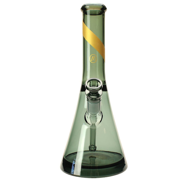 a bottle of wine with a glass stopper
