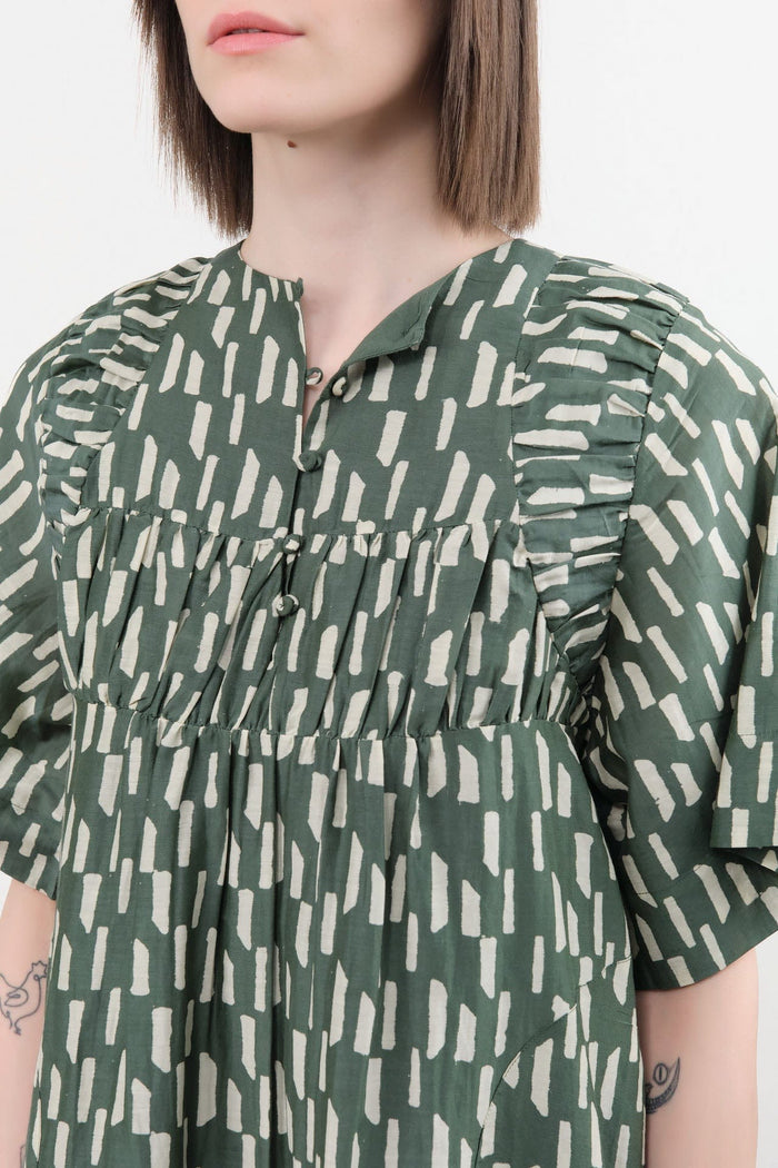 Mirth Apparel Womens Dresses Marrakesh Dress in Verdure Rainfall
