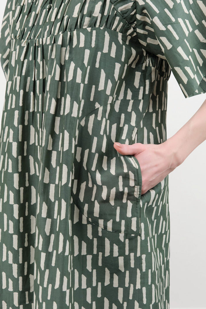 Mirth Apparel Womens Dresses Marrakesh Dress in Verdure Rainfall