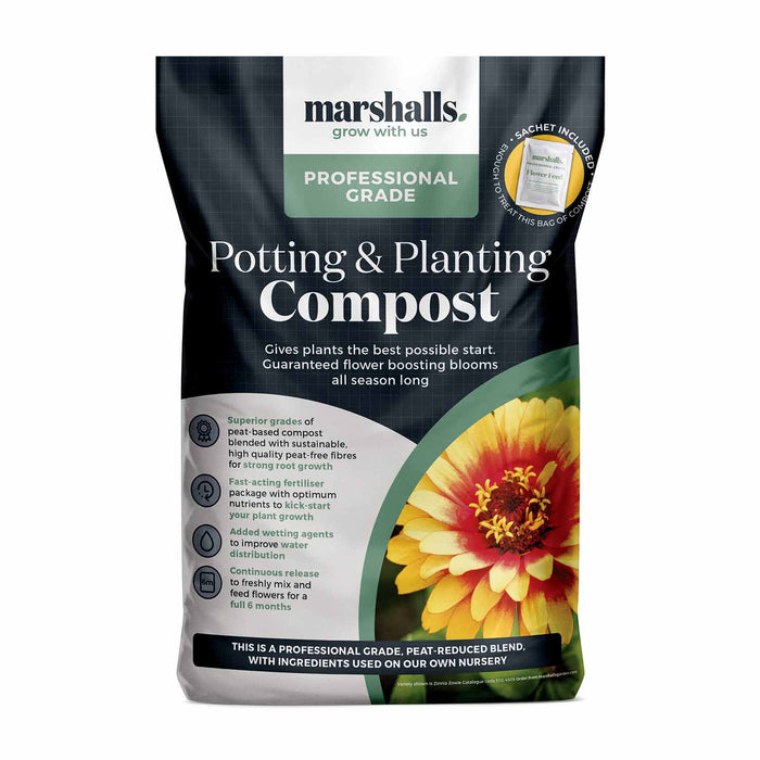 Marshalls Garden Potting and Planting Compost with Feed 50L