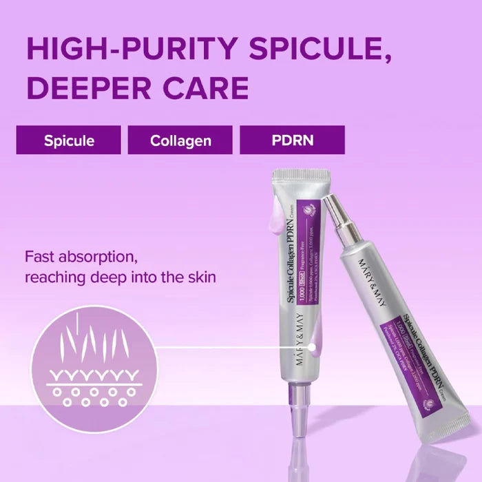 Mary & May Spicule Collagen PDRN Cream - 15g