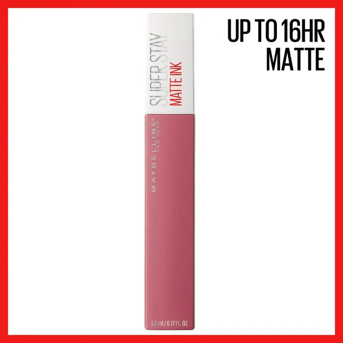 MAYBELLINE new york soper stay matte ink liquid lip color transfer proof up to 16 H wear بكج احمر الشفاه من ميبيلين الدرجات الاعلى مبيعاً