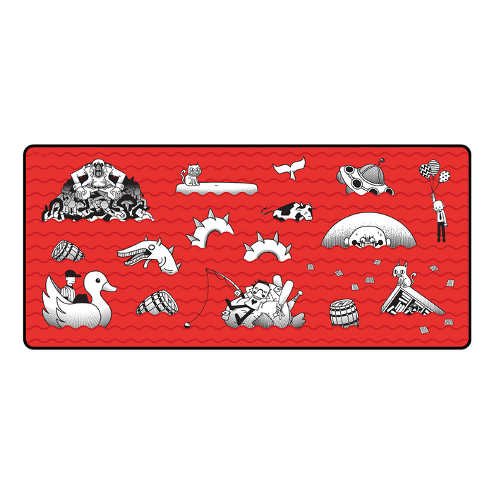 Meat Fountain Desk Mat