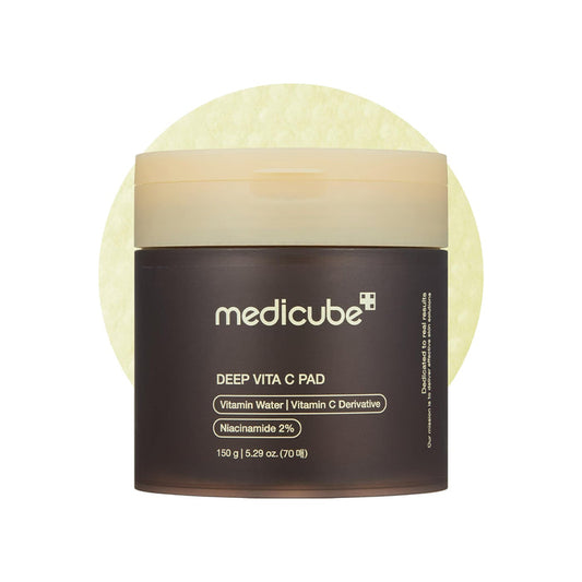 MEDICUBE Deep Vita C Pad - tonizuojantys diskeliai veidui