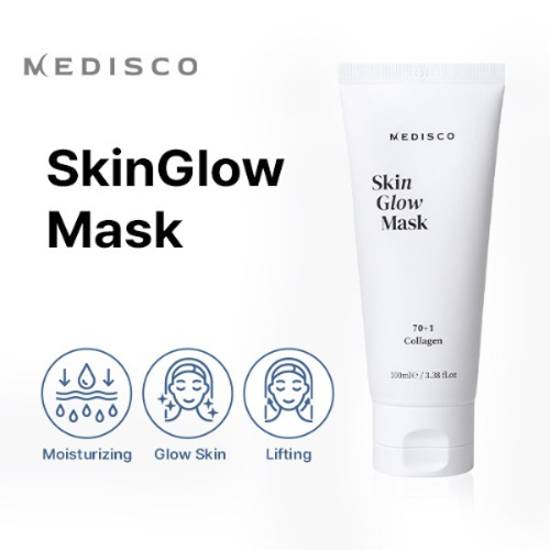 Medisco Skin Glow Mask - Professional Use for Glowing Skin, Hydration, Anti-Aging, and Elasticity - SD Cosmetics Care