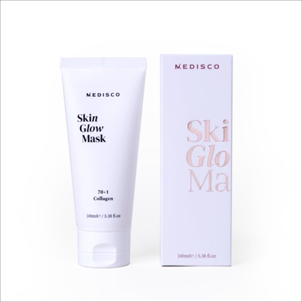 Medisco Skin Glow Mask - Professional Use for Glowing Skin, Hydration, Anti-Aging, and Elasticity - SD Cosmetics Care