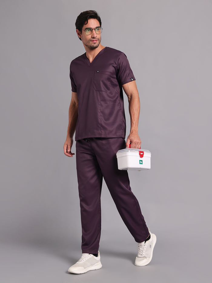 Men Evo Scrub (Blackberry Wine) Scrub Set