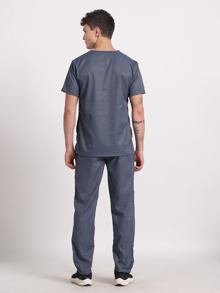 Men Evo Scrub (Slate Grey) Set