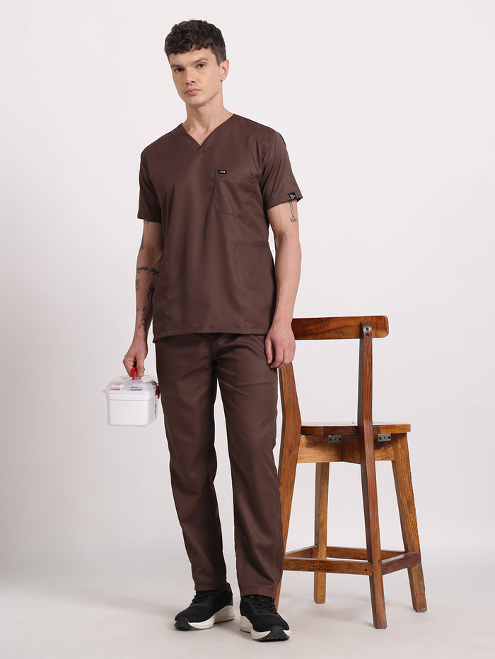 Men Evo Scrub (Walnut) Set