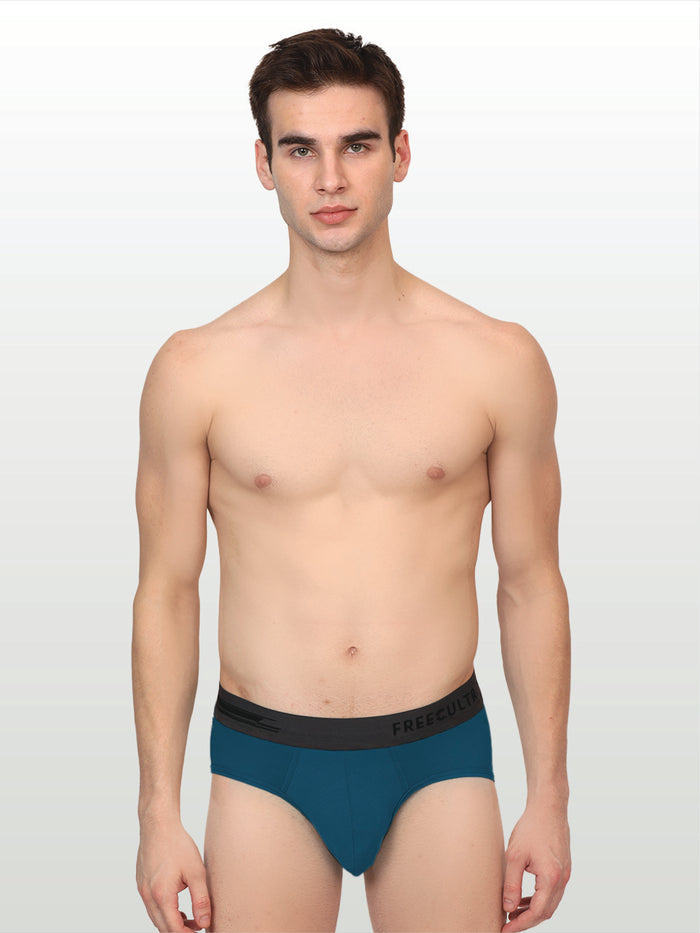 Men's Anti-Bacterial Micro Modal Brief in Contrast Waistband (Pack of 1)