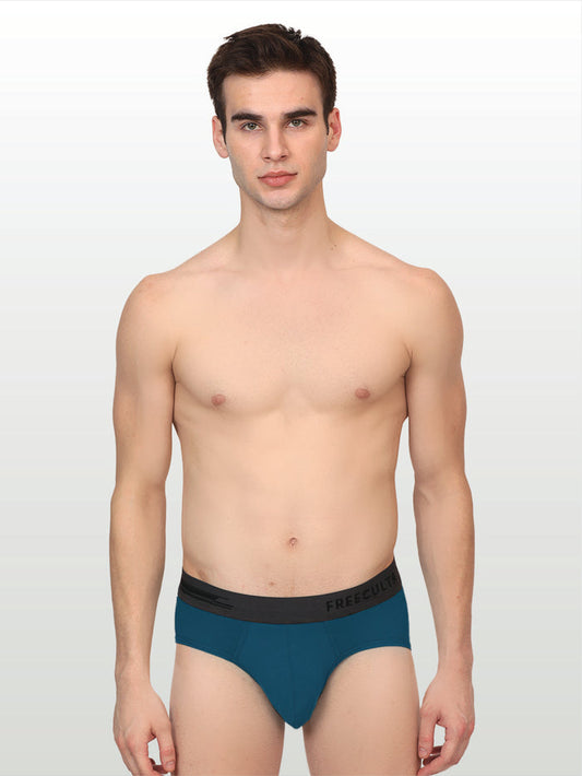 Men's Anti-Bacterial Micro Modal Brief in Contrast Waistband (Pack of 1)