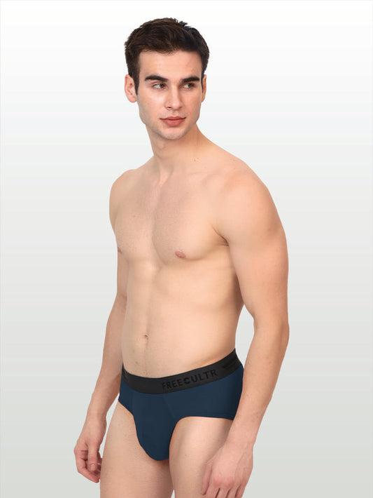 Men's Anti-Bacterial Micro Modal Brief in Contrast Waistband (Pack of 1)
