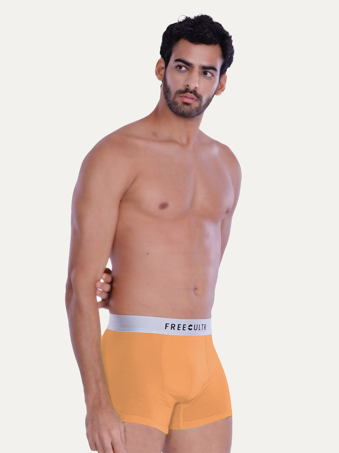 Men's Anti-Bacterial Micro Modal Trunks with Silverfox Waistband (Pack of 2)