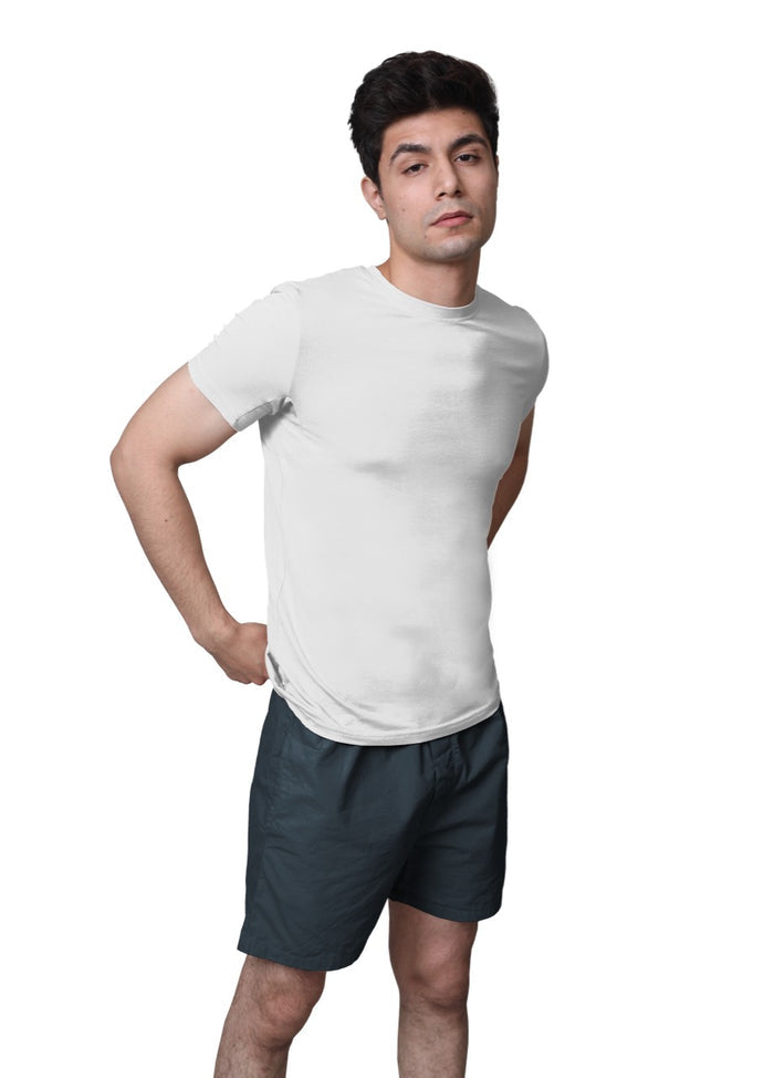 White; Hawaiian Blue / S / S