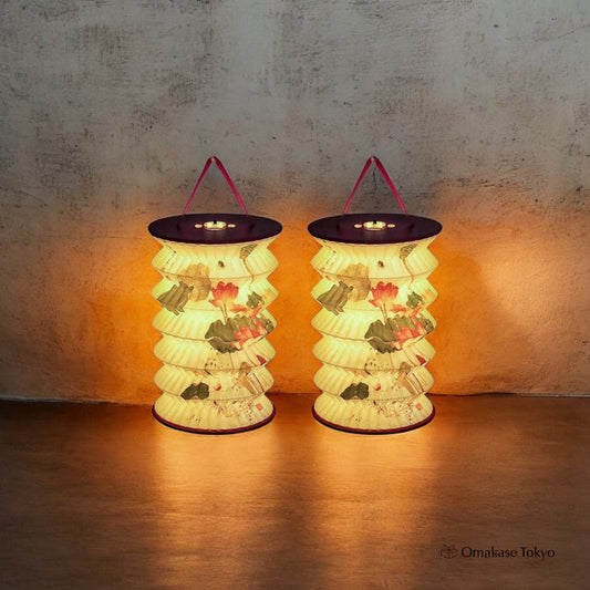 Mini Modern Japanese Bon Lantern Set