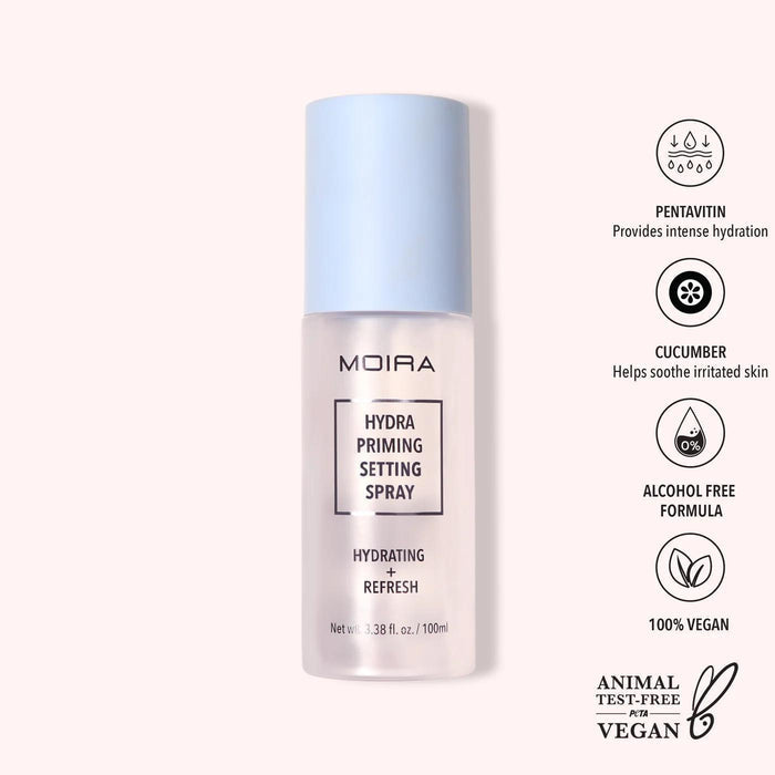 MOIRA Cosmetics Hydra Priming Setting Spray 100 mL