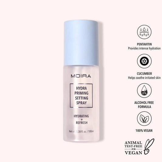 MOIRA Cosmetics Hydra Priming Setting Spray 100 mL