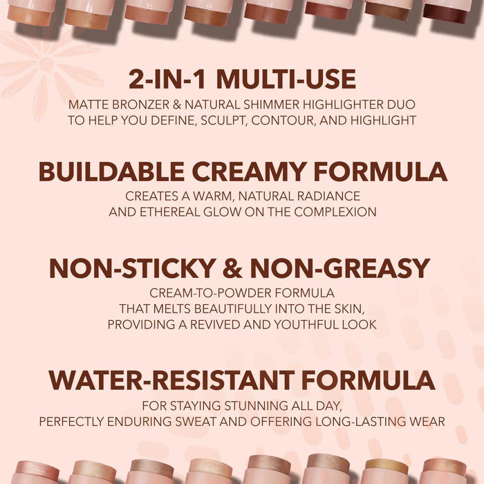 MOIRA Sculpt & Glow Duo Stick