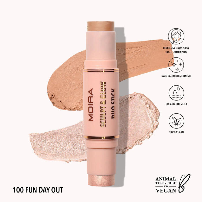 MOIRA Sculpt & Glow Duo Stick