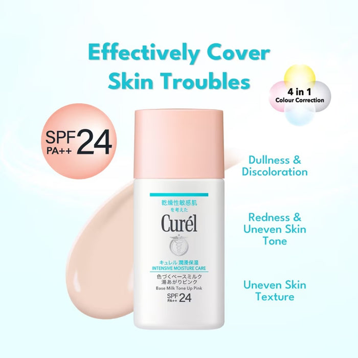 Moisture Base Milk Tone Up Pink 30ml