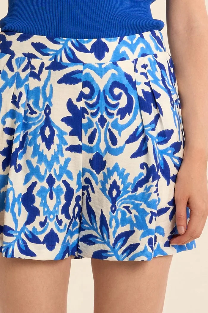Molly Bracken Blue Printed Shorts