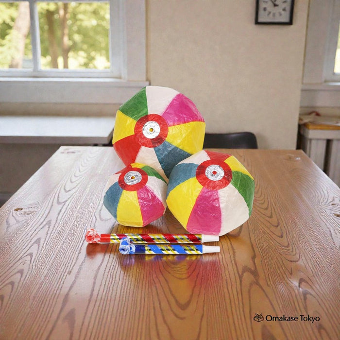 Morikuru Folk Toy Festival Set – Blow-Back & Paper Balloons