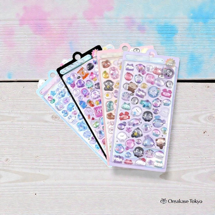 Mosasa 3D Stickers Set – Cute Girl Design