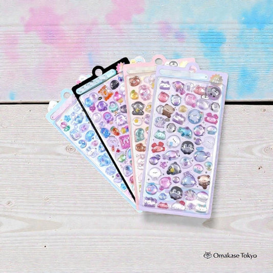 Mosasa 3D Stickers Set – Cute Girl Design