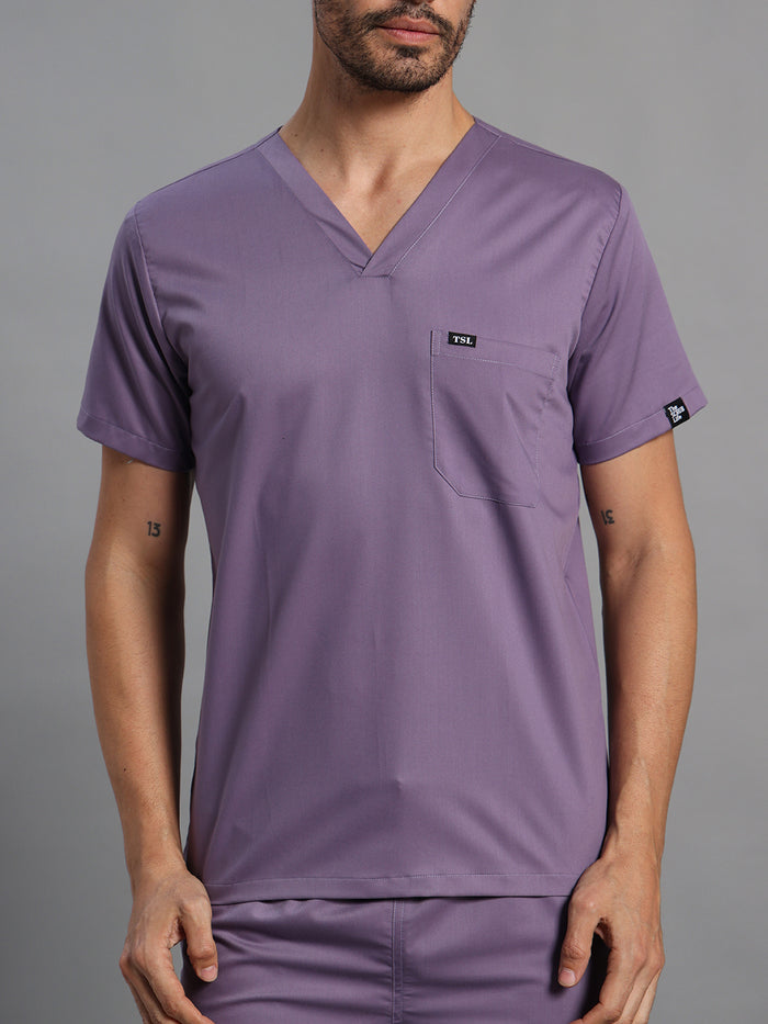 Move Lite Men Ube (V Neck) Scrub Set