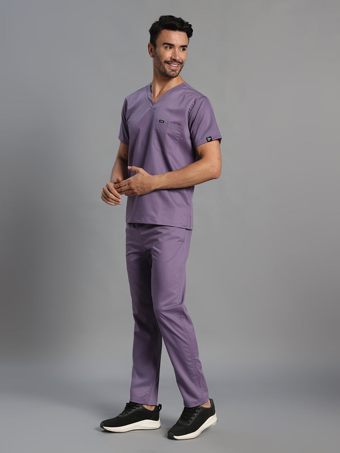 Move Lite Men Ube (V Neck) Scrub Set
