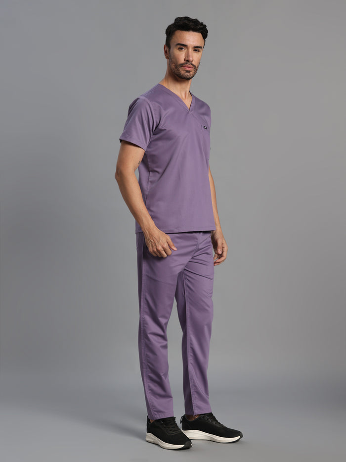 Move Lite Men Ube (V Neck) Scrub Set