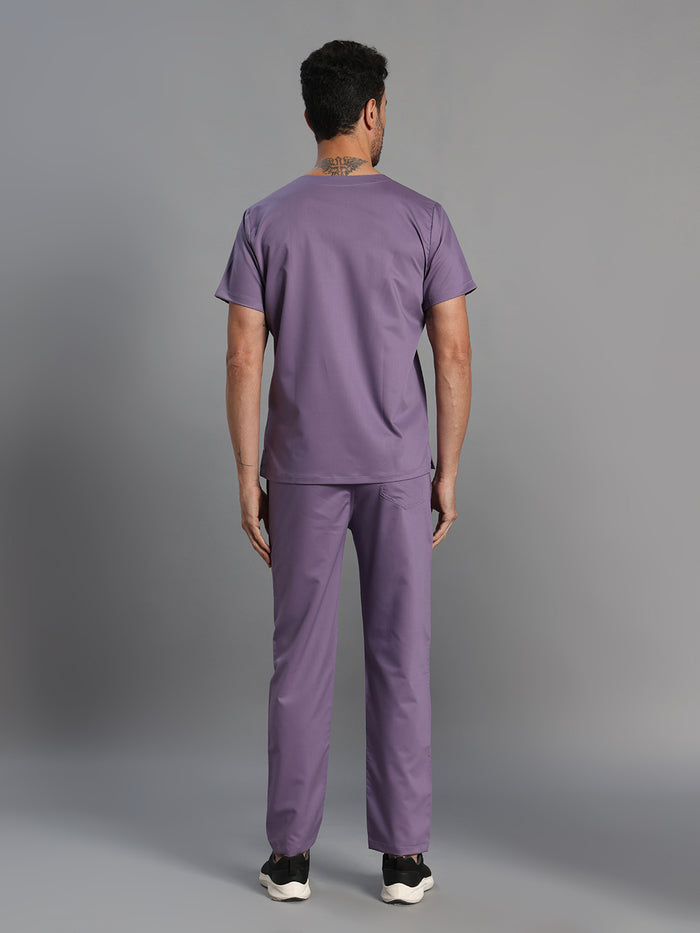 Move Lite Men Ube (V Neck) Scrub Set