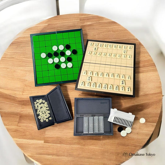 MRSXXNTY Magnetic Shogi & Reversi Board Game Set