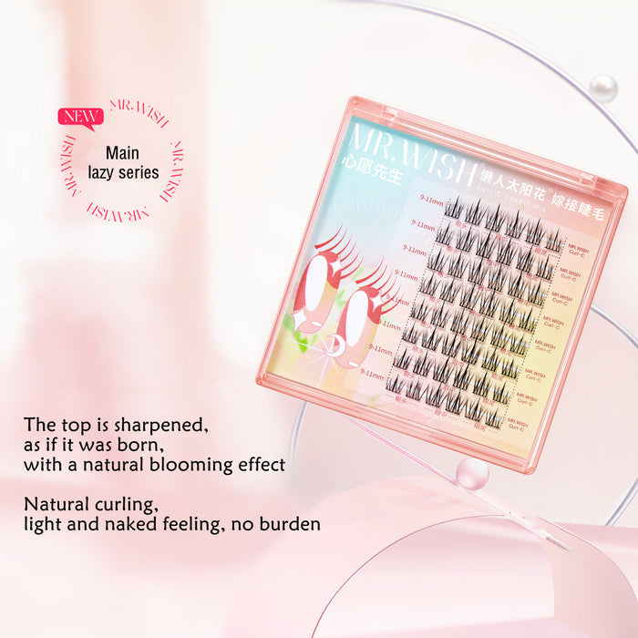 MR.WISH Sunflower Glue-free Self-adhesive False Eyelashes T4243