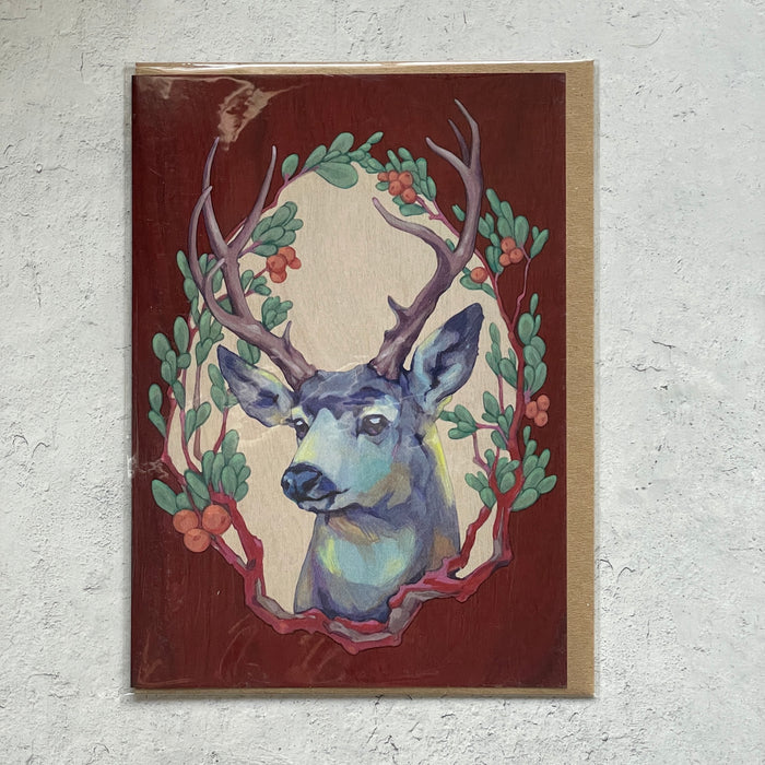 Mule Deer & Greenleaf Manzanita Card