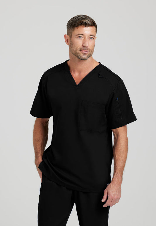 Murphy Top - Black - Grey's Anatomy Scrubs