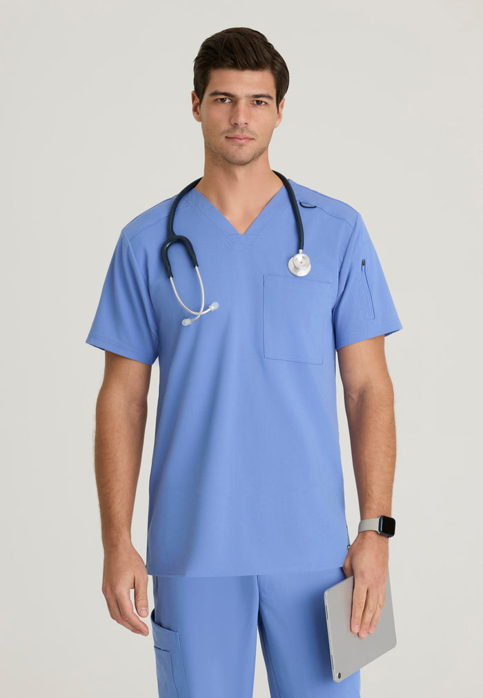 Murphy Top - Ciel Blue - Grey's Anatomy Scrubs