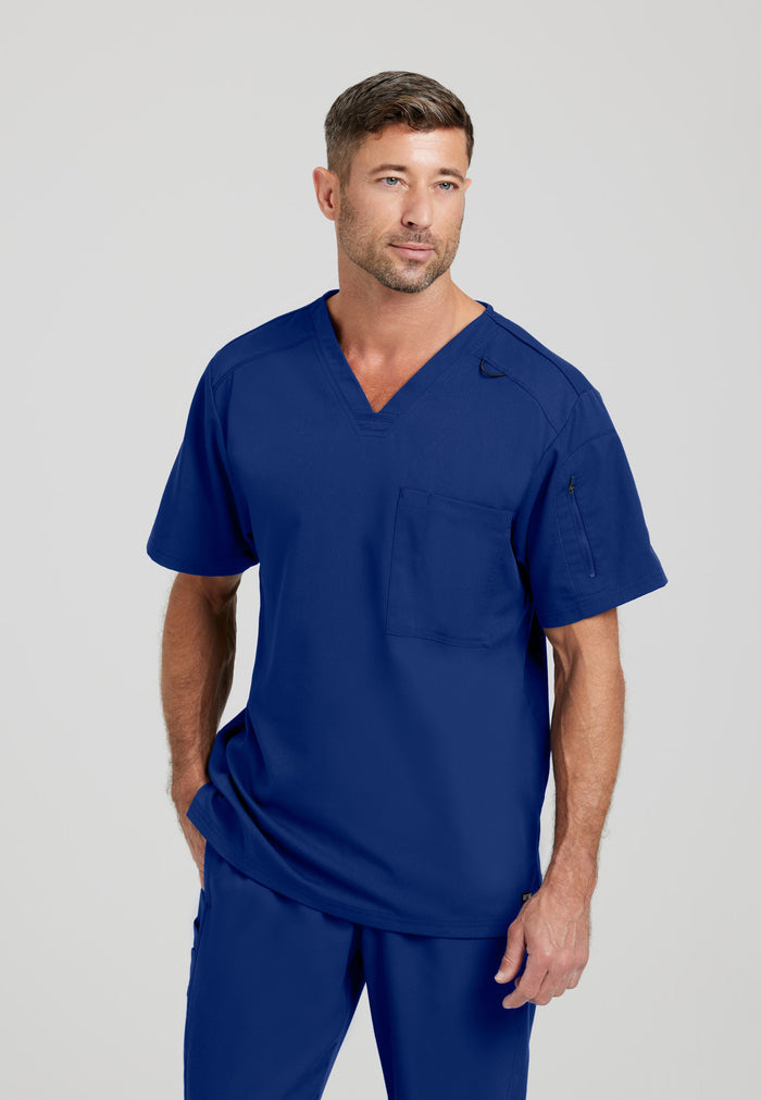 Murphy Top - Indigo - Grey's Anatomy Scrubs