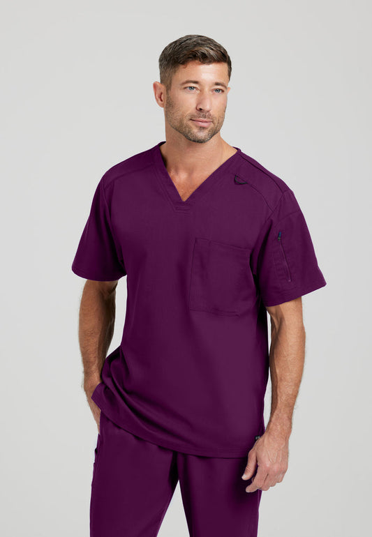 Murphy Top - Wine - Grey's Anatomy Scrubs