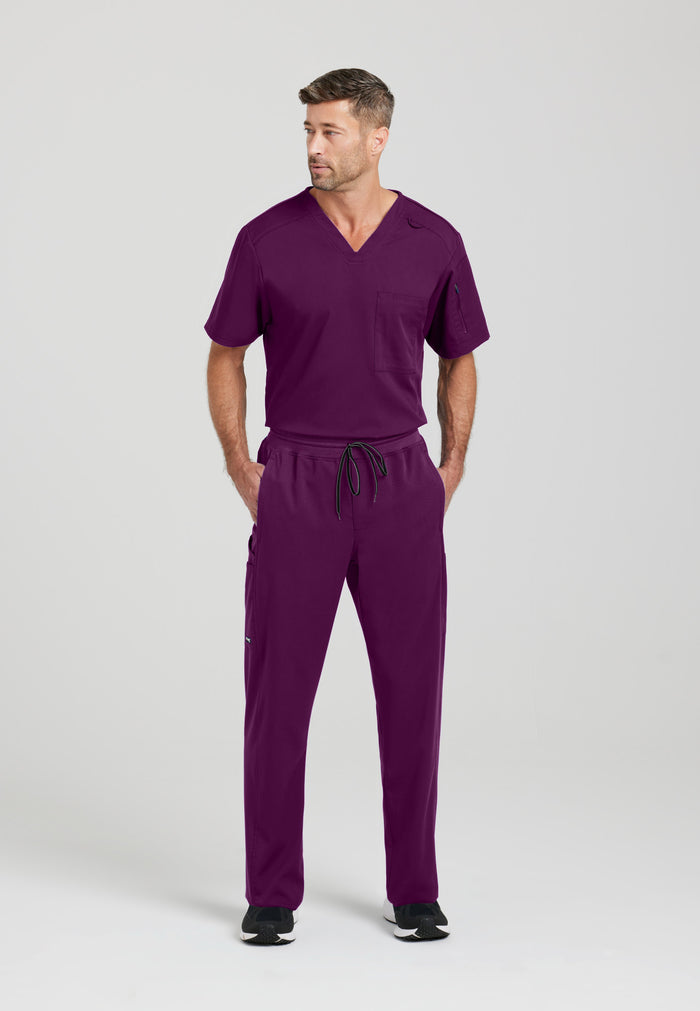 Murphy Top - Wine - Grey's Anatomy Scrubs